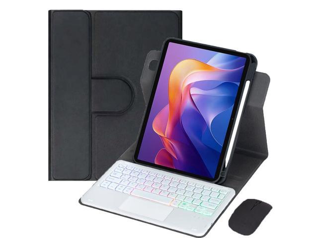 Detachable Rechargeable Rainbow Backlit Trackpad Keyboard Case with Pencil Slot & 360Â° Rotatable Horizontal/Vertical Stand for 11 Inch 2025 Xiaomi...