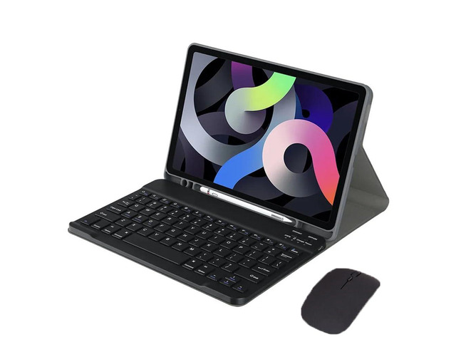 Detachable Rechargeable Keyboard & Mouse Combo Case for Samsung Galaxy Tab S10 FE 10.9' 2025 SM-X520/X526B, English Layout with Pencil Holder &...
