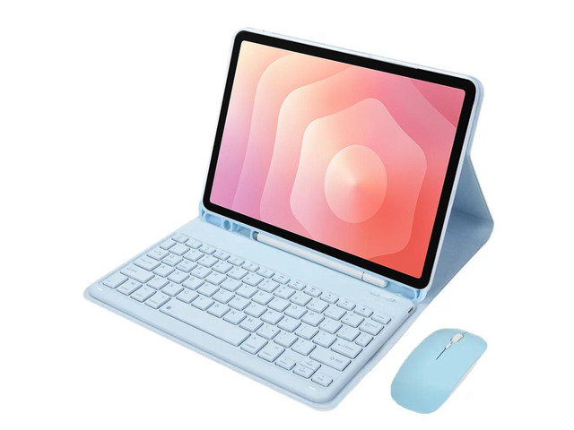 Detachable Rechargeable Bluetooth English Keyboard Case with Pencil Slot & Adjustable Stand for Samsung Galaxy Tab S11 11 Inch 2025 (SM-X730/X736B)...
