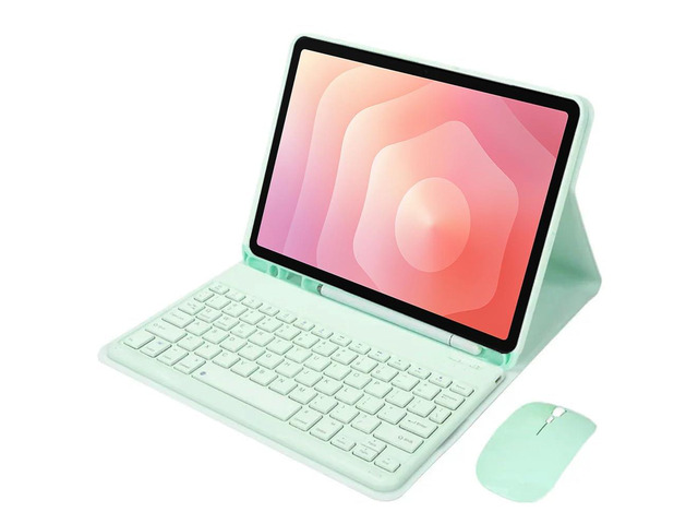 Detachable Rechargeable Bluetooth English Keyboard Case with Pencil Slot & Adjustable Stand for Samsung Galaxy Tab S11 11 Inch 2025 (SM-X730/X736B)...