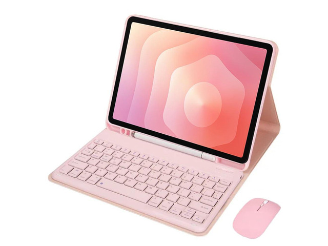 Detachable Rechargeable Bluetooth English Keyboard Case with Pencil Slot & Adjustable Stand for Samsung Galaxy Tab S11 11 Inch 2025 (SM-X730/X736B)...