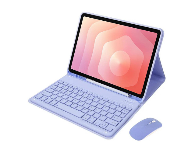 Detachable Rechargeable Bluetooth English Keyboard Case with Pencil Slot & Adjustable Stand for Samsung Galaxy Tab S11 11 Inch 2025 (SM-X730/X736B)...