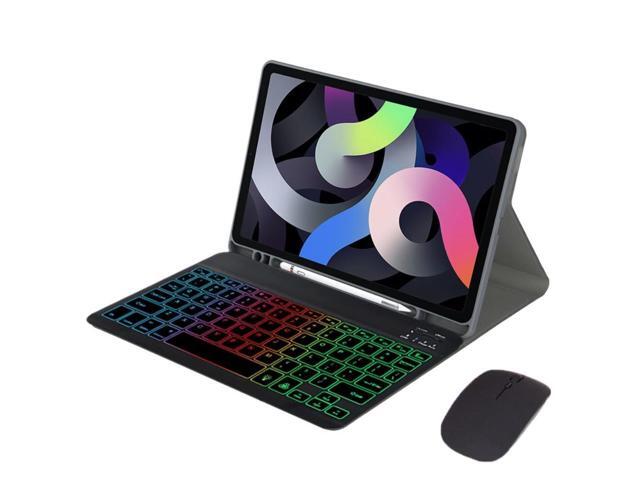 Rainbow Backlit Detachable Keyboard Case with Pencil Slot & Adjustable Stand Cover for Samsung Galaxy Tab A7 10.4 Inch 2020/2022...