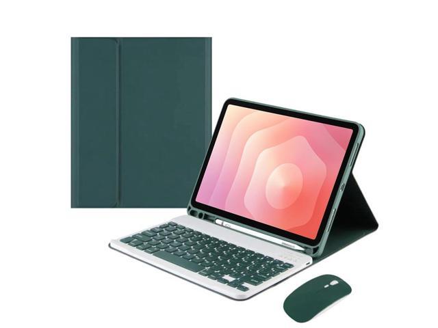Keyboard Case for Samsung Tab S11 11' 2025 (SM-X730/X736B), Detachable Rechargeable Bluetooth English Keyboard with Pencil Holder & Stand, Green