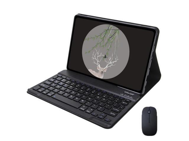 Detachable Bluetooth Keyboard & Mouse Case for 12.1 Inch Tablet 2024, English Layout Wireless Keyboard Stand Cover, Black