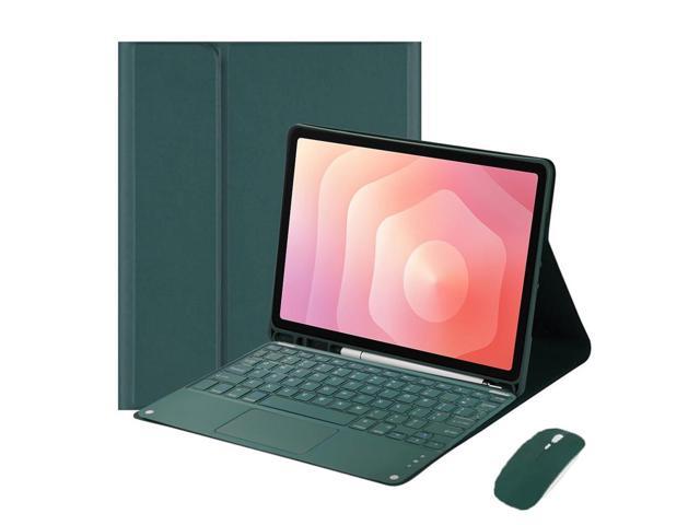 Detachable Bluetooth Keyboard Case with Trackpad and S Pen Holder for Samsung Galaxy Tab S11 11' SM-X730/SM-X736B (Greem)