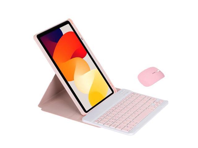 360° Rotatable Clear Acrylic Detachable Keyboard Case for Samsung Galaxy Tab A9+ 11' SM-X210/X216/X218, Horizontal & Vertical Stand with Pencil...