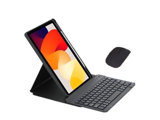 360° Rotatable Clear Acrylic Detachable Keyboard Case for Samsung Galaxy Tab A9+ 11' SM-X210/X216/X218, Horizontal & Vertical Stand with Pencil...