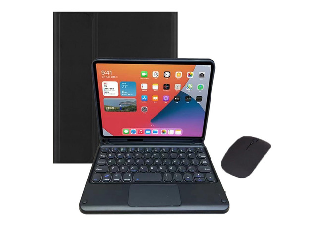 Detachable Wireless Keyboard Case with Trackpad for iPad Mini 7 (A17 Pro) 8.3 Inch, Rechargeable EnglishLayout Keyboard Folio Cover, Horizontal...