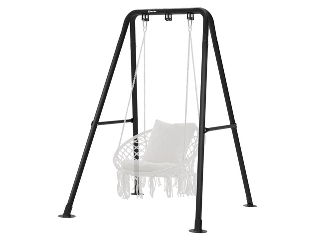 Hammock Chair Stand Heavy-Duty 300LBS Swing Stand A-Frame, Powder-Coated Steel, Hammock Stand for Outdoor Indoor Patio Garden Backyard, Swing...