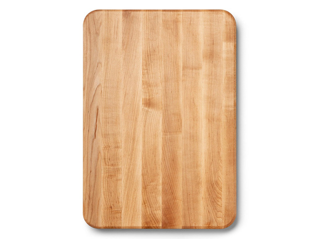 Chop-N-Slice Series, Maple Cutting Board w/Eased Corners, 1.25' Thick Butcher Block - Wooden Reversible Kitchen Prep Chopping Slab w/Edge Grain...
