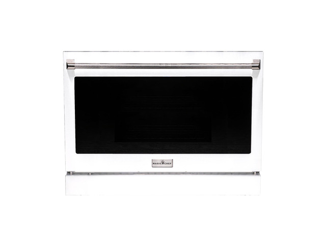 36 in. White Range Door for Pro Style Ranges