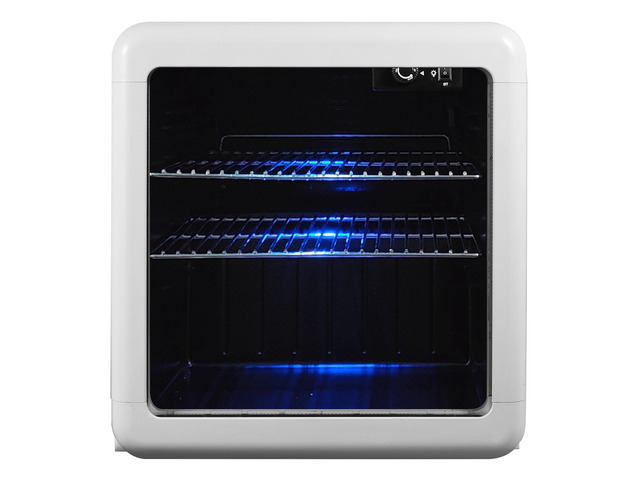 1.7 cu. ft. Retro Mini Beverage Cooler in White