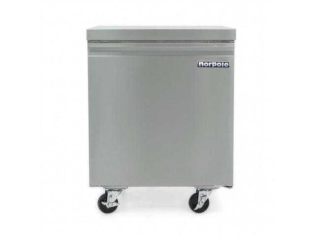 Commercial 6 cu. ft. Under Counter Refrigerator in Stainless Steel