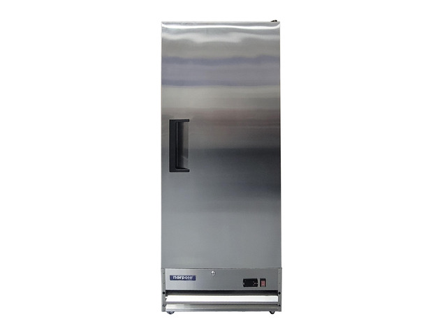 Commercial 12 cu. ft. Single Door Reach-In Refrigerator in Stainless Steel