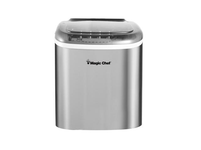 27 lb. Portable Countertop Ice Maker in Stainless