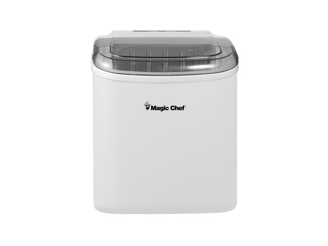 27 lb. Portable Countertop Ice Maker in White