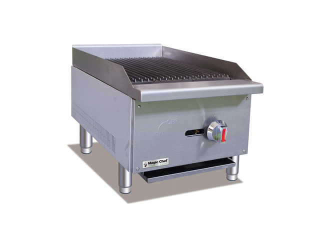 16 in. Commercial Countertop Radiant Charbroiler in Stainless Steel