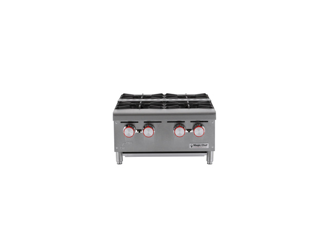 Commercial 24 in. Countertop Natural Gas Hot Plate