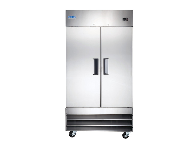 Commercial 54 in. 48 cu. ft. 2 Door Reach-In Refrigerator in Stainless Steel
