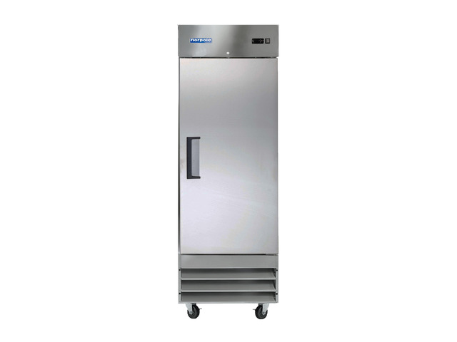 Commercial 27 in. 23 cu. ft. Single Door Refrigerator in Stainless Steel