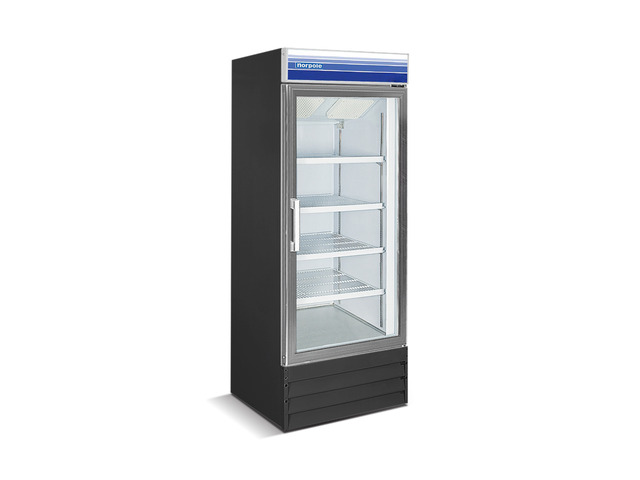 Commercial 27 in. 13 cu. ft. Merchandiser Upright Freezer in Black