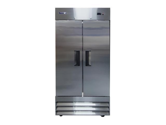 Commercial 27.6 cu. ft. Double Door Refrigerator in Stainless Steel