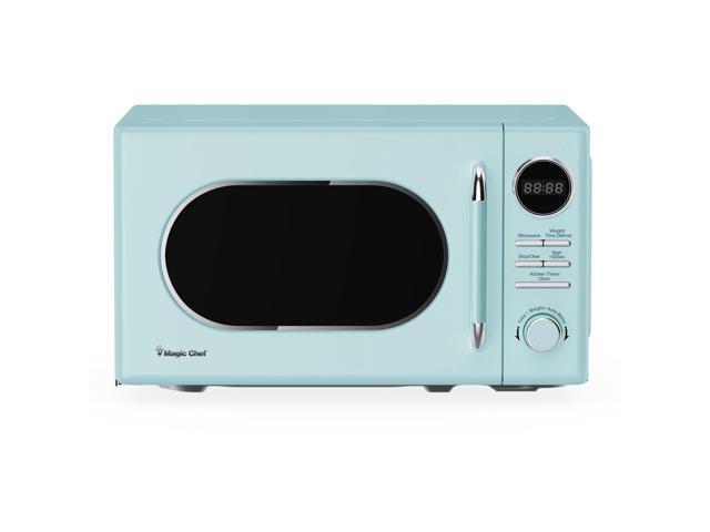 0.7 cu. ft. Retro Countertop Microwave in Mint