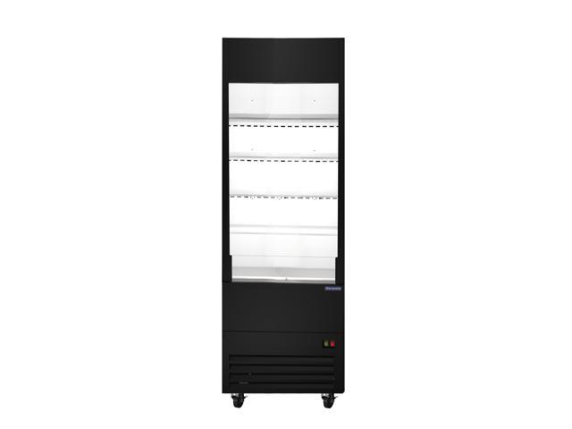 Commercial 30 in. 23.6 cu. ft. Open Air Merchandiser in Black