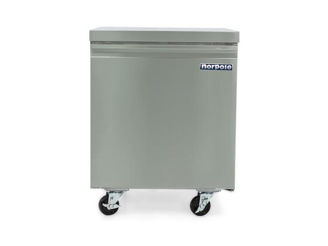 Commercial 6 cu. ft. Under Counter Upright Freezer in Stainless Steel