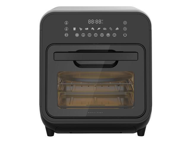 Photos - Air fryer Magic Chef 15.9 qt. 3-in-1 Oven with Steam, in Black