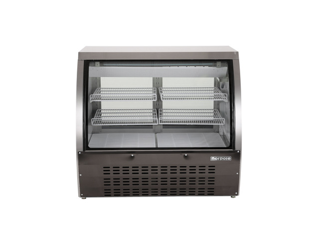 Commercial 48 in. 18 cu. ft. Specialty Refrigerated Case in Black Stainless