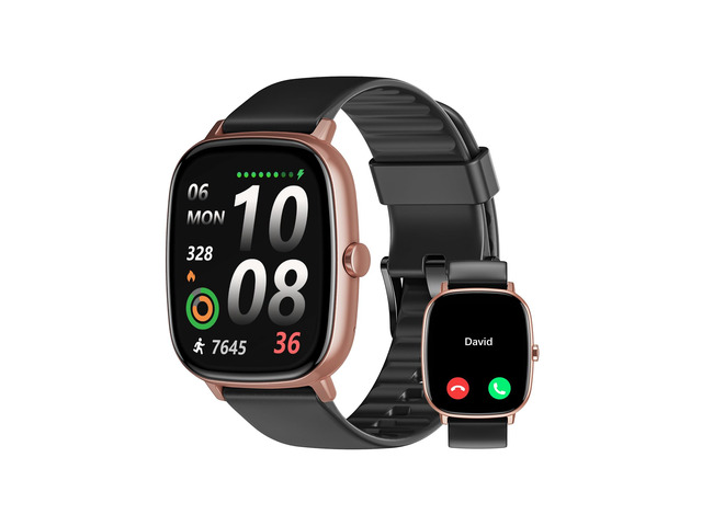 Smart Watch for Men Women with GPS Built-in Answer/Make Call BK/GD 1.95' HD, for iPhone/Android Phones, Fitness Tracker Heart Rate/Sleep Monitor,...