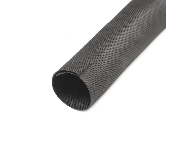 Woven Mesh Split-Sleeve Wire Loom for High-Temperature Automotive Harness and Home Cable Management - 25 feet (1.5')
