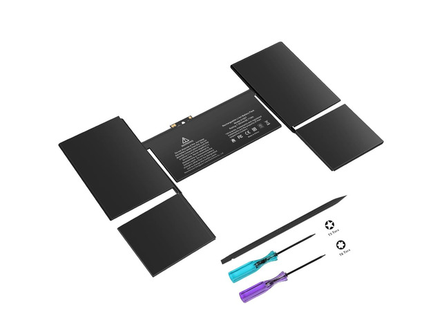 A1527 Battery Replacement for A1534 Battery (Early 2015 2016 Mid 2017) Fit for MacBook8,1 9,1 10,1 A1534 12-inch A1527 661-02267 MF855LL/A...