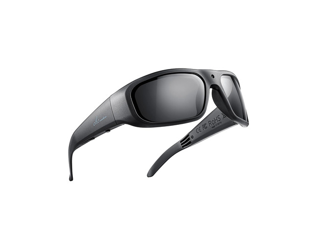 Ultra-Thin Lightweight Sports Camera Sunglasses, 24MP Camera, 1080P Video, Water Resistant UV400 Lens