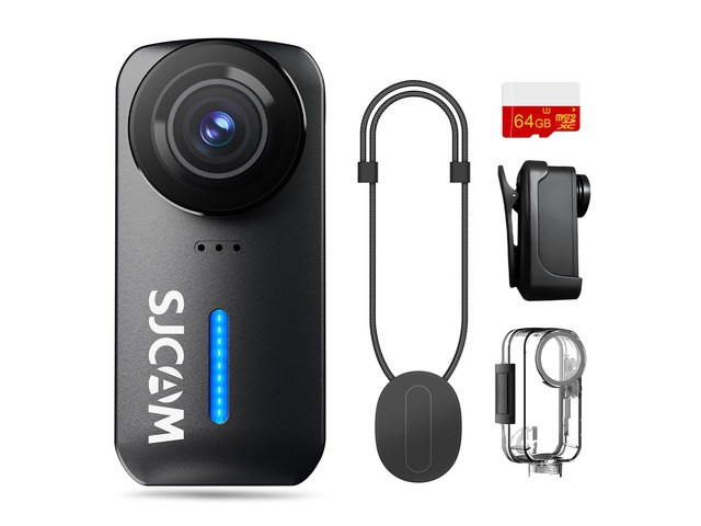 C110Plus 64GB,4K POV Magnetic Action Camera,170° FOV Video,6-Axis Stabilization,Werable Body Camera, 30M Waterproof,for...