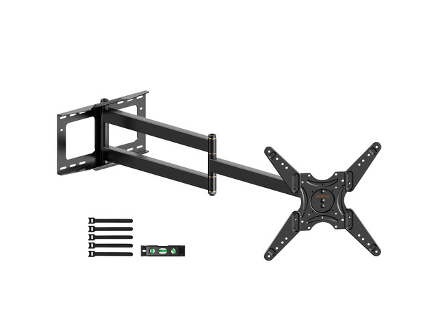 48' Extension Long Arm Rotating TV Wall Mount 26-65TV by Portrait Vertical 180°Rotation Extra Heavy Duty TV Wall Mount Max VESA 400x400mm, Load 110...
