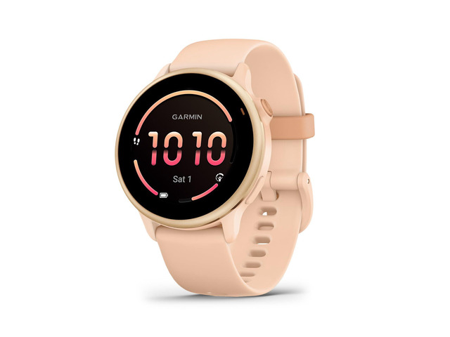 GPS Smartwatch Health and Fitness vvoactive 6, AMOLED Display, 11-Day Battery, Metallic Pink Dawn Ma