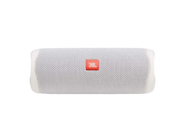 White FLIP 5 Waterproof Portable Bluetooth Speaker, 3.6x3.6x8.5