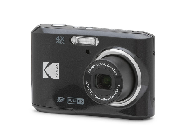 PIXPRO FZ45 Black 16MP Point Shoot Camera, 4X Optical Zoom, 27mm Wide Angle, 2.7 Inch LCD, 1080p Vid