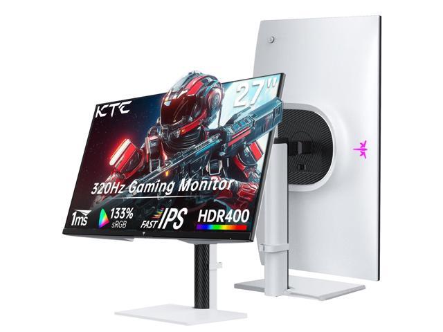 White 27-inch WQHD Gaming Monitor, Fast IPS, 300Hz (320Hz OC) 1ms