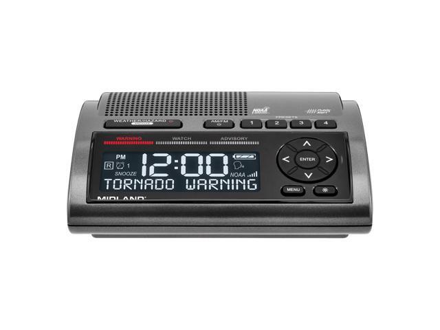 Deluxe WR400 Weather Radio AM/FM, Alarm Clock, and Over 80 Emergency Alerts