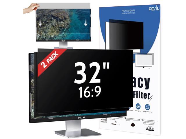 32 Inch Removable Blackout Privacy Screen 2 Pack Monitors