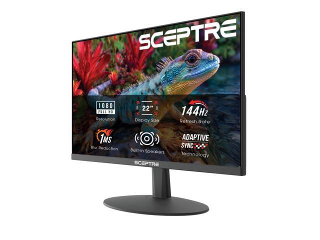 22-Inch FHD 1080p Gaming Monitor 144Hz Refresh Rate, HDMI, DisplayPort, Built-in Speakers, Machine B