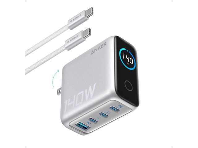 MacBook Pro Charger 140W Max GaN USB C Power Adapter Touch Controls iPhone 17/16, iPad (5FT Cable, 4