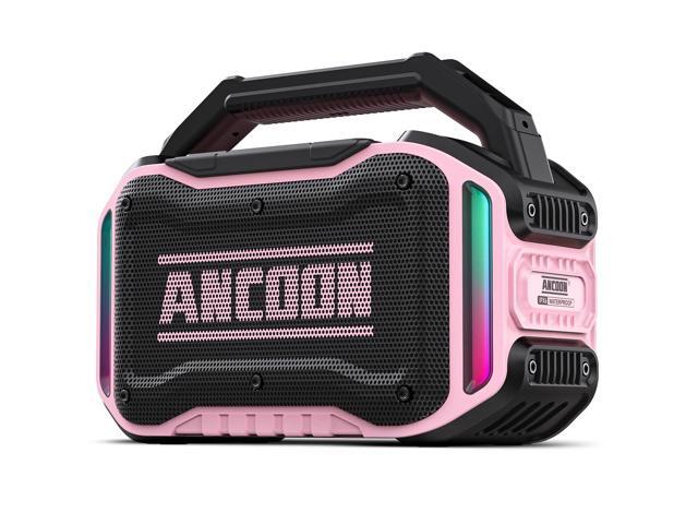 80W Peak Bluetooth Speaker Bass, 20H Playtime, IPX6 Waterproof, Large Jobsite Portable Speaker Work