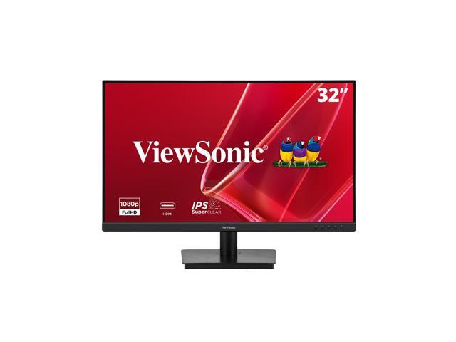 Frameless 32 Inch FHD 1080p IPS Computer Monitor, 75Hz Built-in Speakers, Flicker-Free, Front Contro