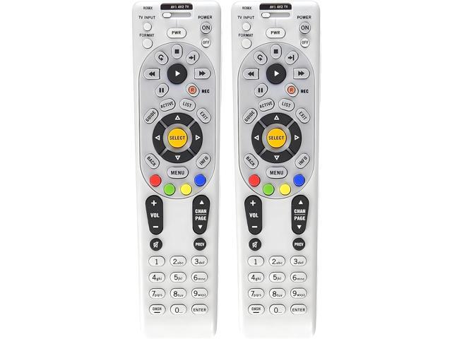 2 Pack Buck AT & T DirecTV RC66RX IR/RF Universal Programmable Remote Control DirecTV Remote Control Replacement for R16, R22, H21, H22, H23, H24,...