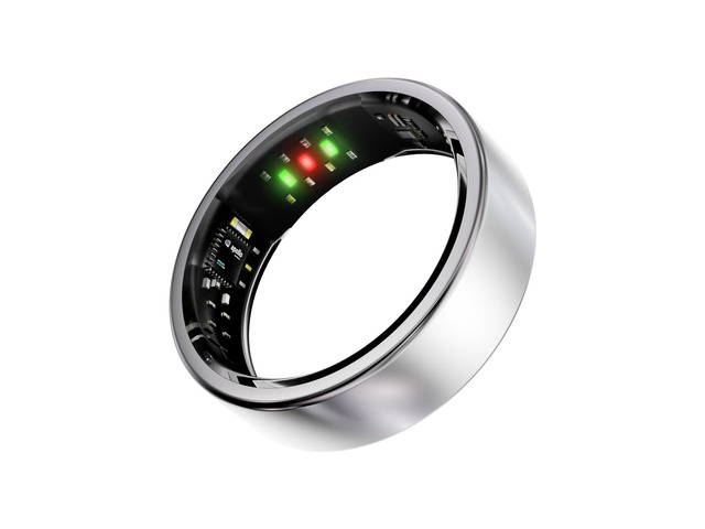 Titanium Smart Ring, Sleep & Activity Tracking Ring with Heart Rate, HRV, Stress Insights, 7 Day Battery Life, No Subscription, IP68 Waterproof,...